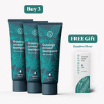 Gutology Probiotic Toothpaste 3 Pack + Free Floss