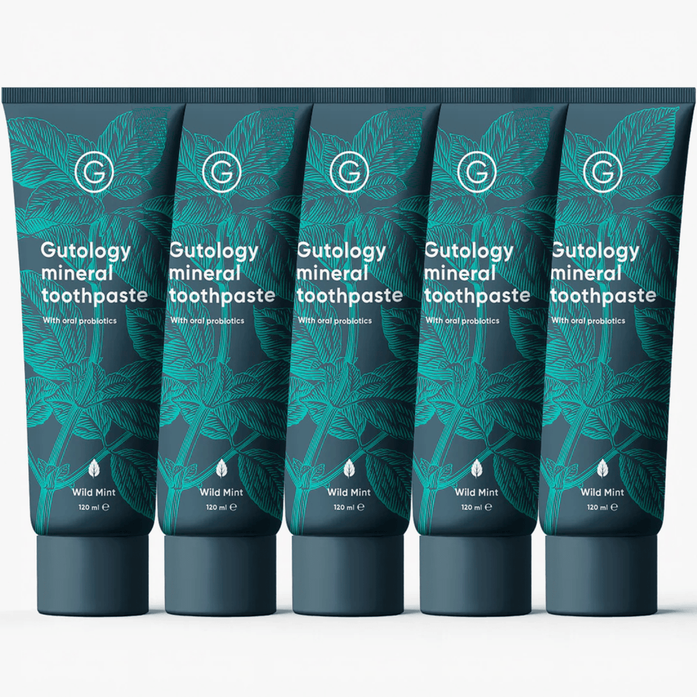 Gutology Probiotic Toothpaste 5 Pack - Subscription