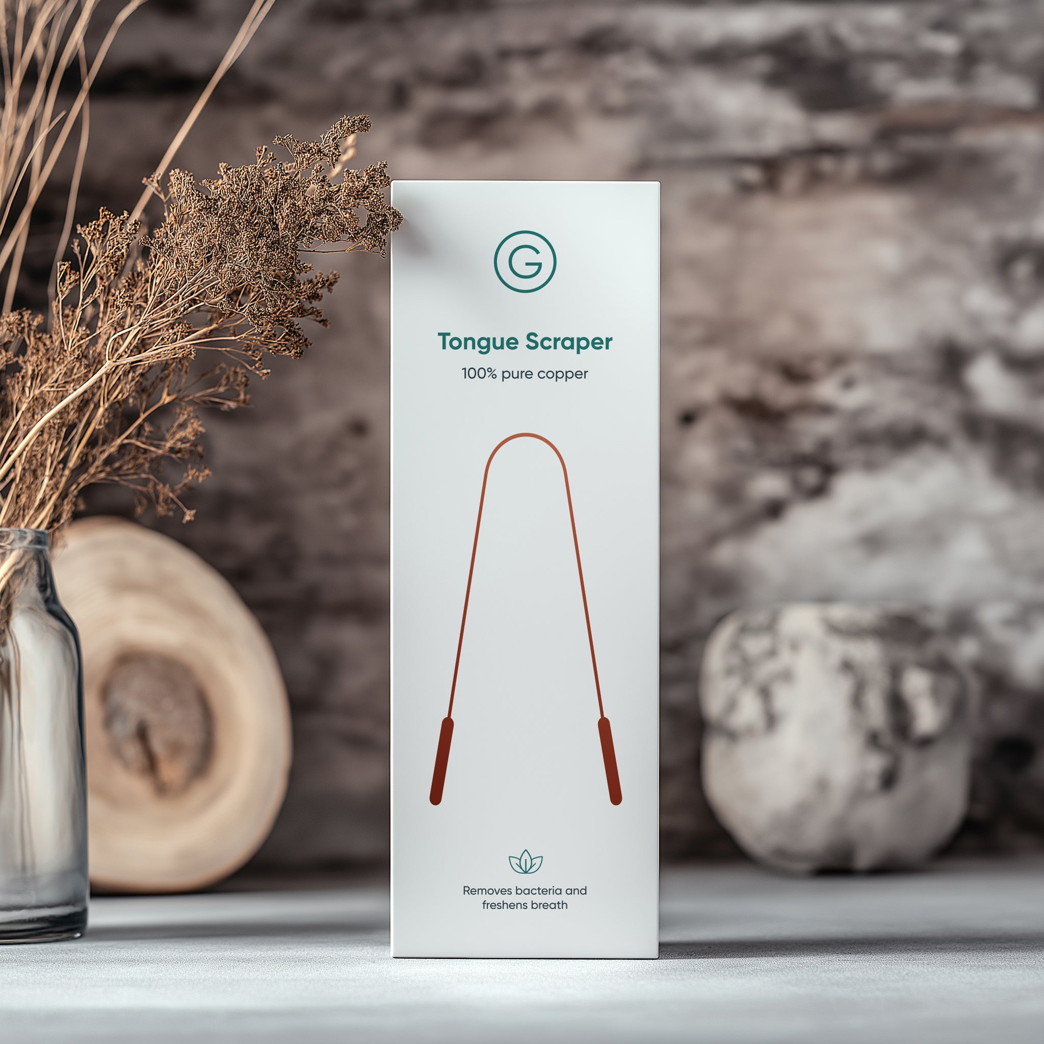 Copper Tooth Scraper Tongue Scraper (100% Pure Copper) – Gutology