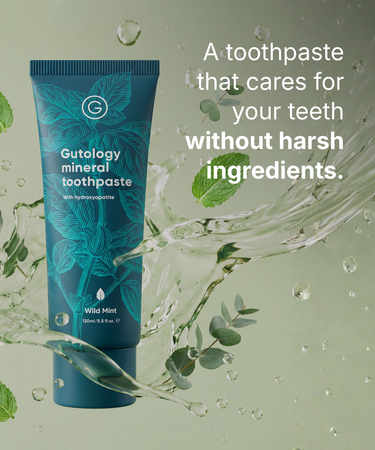 Microbiome-Friendly Hydroxyapatite Toothpaste (120ml)